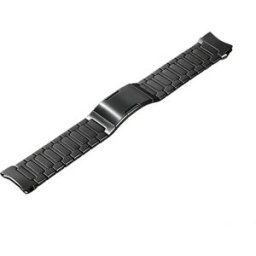 INF Bracelet de montre courbé détachable en titane, fermoir noir anti-rayures, compatible avec Huawei GT Runner 2, interface