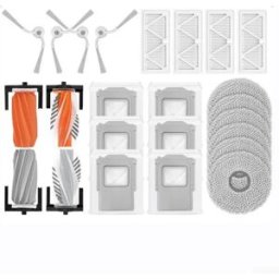 INF Kit de pièces de rechange pour aspirateur robot compatible avec DJI ROMO A2/P2 - brosses principales, brosses latérales,