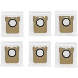 INF Ensemble de 6 sacs à poussière de remplacement pour aspirateur robot - Non-tissé, grande capacité, compatible avec Xiaomi