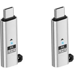 INF Adaptateur EDID virtuel USB-C moulé DP - 4K/60Hz HDR Plug-and-Play empêche la mise en veille des portables avec indicateur