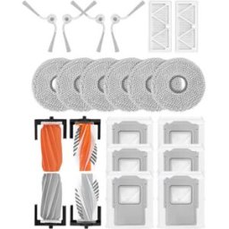 INF Kit de pièces de rechange pour aspirateur robot compatible avec DJI ROMO A2/P2 - Brosse principale x2, Brosses latérales