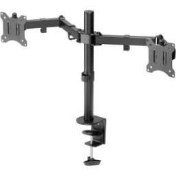 Digitus DA-90400 Support de table pour écran 2 Écran(s) 33,0 cm (13) - 81,3 cm (32) noir, noir (mat) rotatif, réglable en hauteur, inclinable, rotatif, mobile