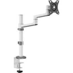 Neomounts DS60-425WH1 Support de table pour écran 1 Écran(s) 43,2 cm (17) - 68,6 cm (27) blanc réglable en hauteur, inclinable, mobile, rotatif