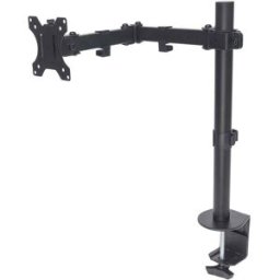 Manhattan 461542 Support de table pour écran 1 Écran(s) 33,0 cm (13) - 81,3 cm (32) noir réglable en hauteur, inclinable, mobile