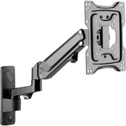 Digitus DA-90428 Support mural pour écran 1 Écran(s) 43,2 cm (17) - 114,3 cm (45) noir extensible, rotatif, réglable en hauteur, inclinable, rotatif