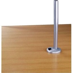 LINDY Desk Clamp Pole Support de table pour écran 1 Écran(s) argent rigide