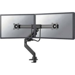 Neomounts DS75-450BL2 Support de table pour écran 2 Écran(s) 43,2 cm (17) - 81,3 cm (32) noir, noir/bleu réglable en hauteur, inclinable, mobile, rotatif