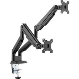 Digitus DA-90395 Support de table pour écran 2 Écran(s) 38,1 cm (15) - 81,3 cm (32) noir rotatif, réglable en hauteur, inclinable, rotatif, mobile