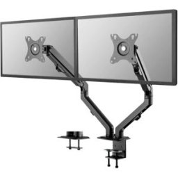 Neomounts FPMA-D650DBLACK Support de table pour écran 1 Écran(s) 43,2 cm (17) - 68,6 cm (27) noir inclinable, mobile, rotatif, réglable en hauteur