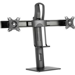 My Wall HL 19 L Support de table pour écran 1 Écran(s) 43,2 cm (17) - 68,6 cm (27) noir rotatif, inclinable, mobile, réglable en hauteur