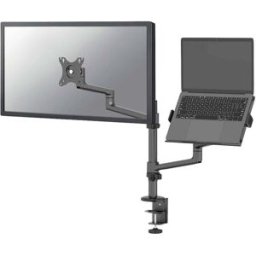 Neomounts DS20-425BL2 Support de table pour écran 1 Écran(s) 43,2 cm (17) - 68,6 cm (27) noir inclinable, rotatif, mobile, réglable en hauteur
