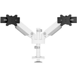 Neomounts DS65S-950WH2 Support de table pour écran 2 Écran(s) 61 cm (24) - 86,4 cm (34) blanc réglable en hauteur, inclinable, mobile, rotatif