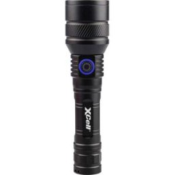 XCell Lunalux Pro 150990 LED Lampe de poche grande portée, avec mode stroboscope, avec interface USB à batterie 700 lm 11 h 238.8 g