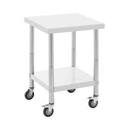 Table de travail en inox - PREMIUM - 60 x 60 cm - 120 kg - Royal Catering