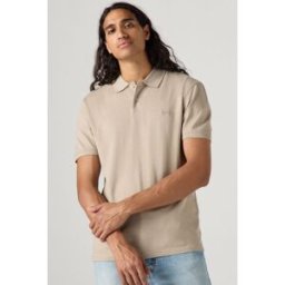 Levi's Slim Housemark Polo Shirt - Homme - Kaki / Vintage Khaki - S