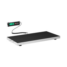 Balance au sol - 300 kg / 100 g - Tapis antidérapant - LCD