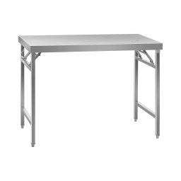 Table de travail en inox - ECO - 60 x 120 cm - 210 kg - pliable - Royal Catering