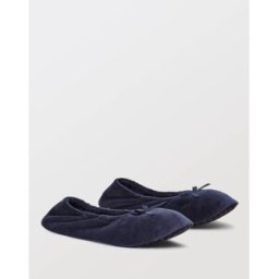 MONOPRIX Ballerines unies en velours 38-39