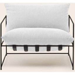 MADURA Fauteuil Alceno Racer ivoire - 94x89xH90 cm