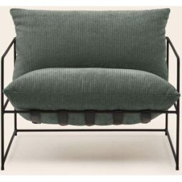 MADURA Fauteuil Alceno Racer kaki grisé - VERT 94x89xH90 cm