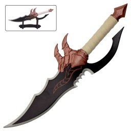 Dague décorative de collection 32,5cm + support