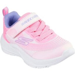 Skechers Baskets Sans Lacets Microspec Advance Light Pink Mesh / Lavender Trim EU 21 Fille