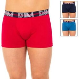 Dim Paris Boxers D01qu Cotton Pawerful 3 Unités Navy / Red / Blue L Homme