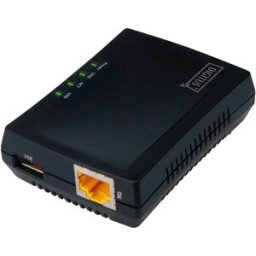 Digitus Routeur 1-port Usb 2.0 Multifunction Network Server Black One Size unisex