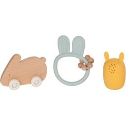 Amadeus Les Petits Coffret 3 jouets éveil Lapin