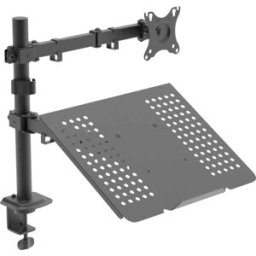 Akyga AK-MB-04 Support de table pour écran 2 Écran(s) 81,3 cm (32) noir inclinable, rotatif, mobile