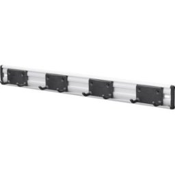 Fiskars 1082705 Support pour outils de jardin OneClick, support mural avec 5 crochets doubles mobiles (l x H) 648 mm x 67 mm 1 pc(s)