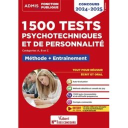 1.500 tests psychotechniques et de personnalité : catégories A, B et C, méthode + entraînement : con Ghyslaine Benoist, Sonia Deschamps Vuibert