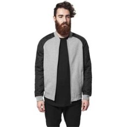 Urban Classics Sweat-shirt Diamond Grey / Black S Homme
