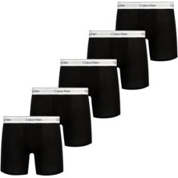 Calvin Klein Boxers Lv00nb4395 5 Unités Black S Homme