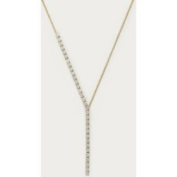 Long collier tennis en Y avec strass My Jewellery Doré One size femme