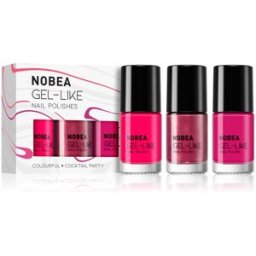 NOBEA Day-to-Day 3-Piece Gel-like Nail Polish set kit de vernis à ongles Cocktail Party