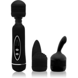 PRETTY LOVE Magical Massager Baguette de massage noire 20 cm