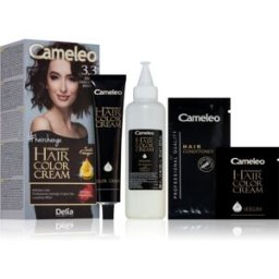 Delia Cosmetics Cameleo Omega coloration cheveux permanente teinte 3.3 Dark Chocolate Brown