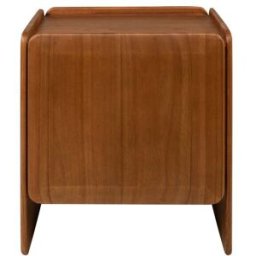 Table de chevet en bois mindi droit 56x48x60cm Mika - Versmissen