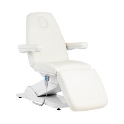 Fauteuil esthétique - 3 moteurs - 300 W - 193 x 62 x 60 - 85 cm - 150 kg - Blanc
