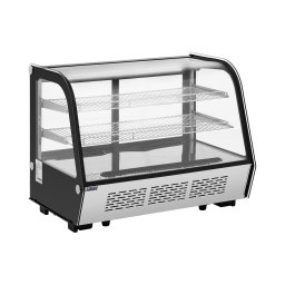 Vitrine réfrigérée - 160 l - Royal Catering - 3 niveaux - Acier inoxydable