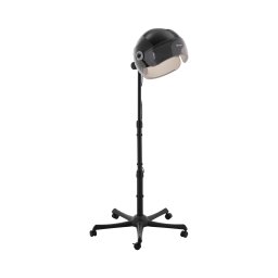 Casque sèche-cheveu - Sur pied - 1 650 W - Noir - 66 °C