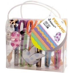 Fiskars Ciseaux cranteurs Kidzors™ - Pochette 6 ciseaux 1003730