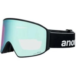 Anon Masque De Ski M4 Cylindrical+bonus Lens+mfi Face Mask Black Perceive Variable Blue/CAT2 Homme,Femme