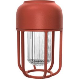 Houe - Lampe solaire d'extérieur LIGHT N°1 - Rouge - Plastique recyclé - Designer Henrik Pedersen