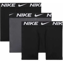 Nike Kids Boxers Essential Micro 3 Unités Black / Dk Grey S Homme