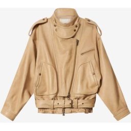 Veste Farza En Cuir - Femme - Beige - Taille36 - Isabel Marant