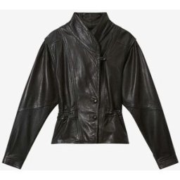 Veste Tressy En Cuir - Femme - Noir - Taille38 - Isabel Marant