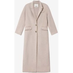 Manteau Clesa En Laine - Femme - Sable - Taille40 - Isabel Marant