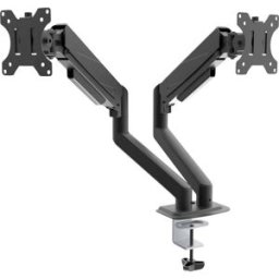 Akyga AK-MB-06 Support de table pour écran 2 Écran(s) 81,3 cm (32) noir inclinable, rotatif, mobile